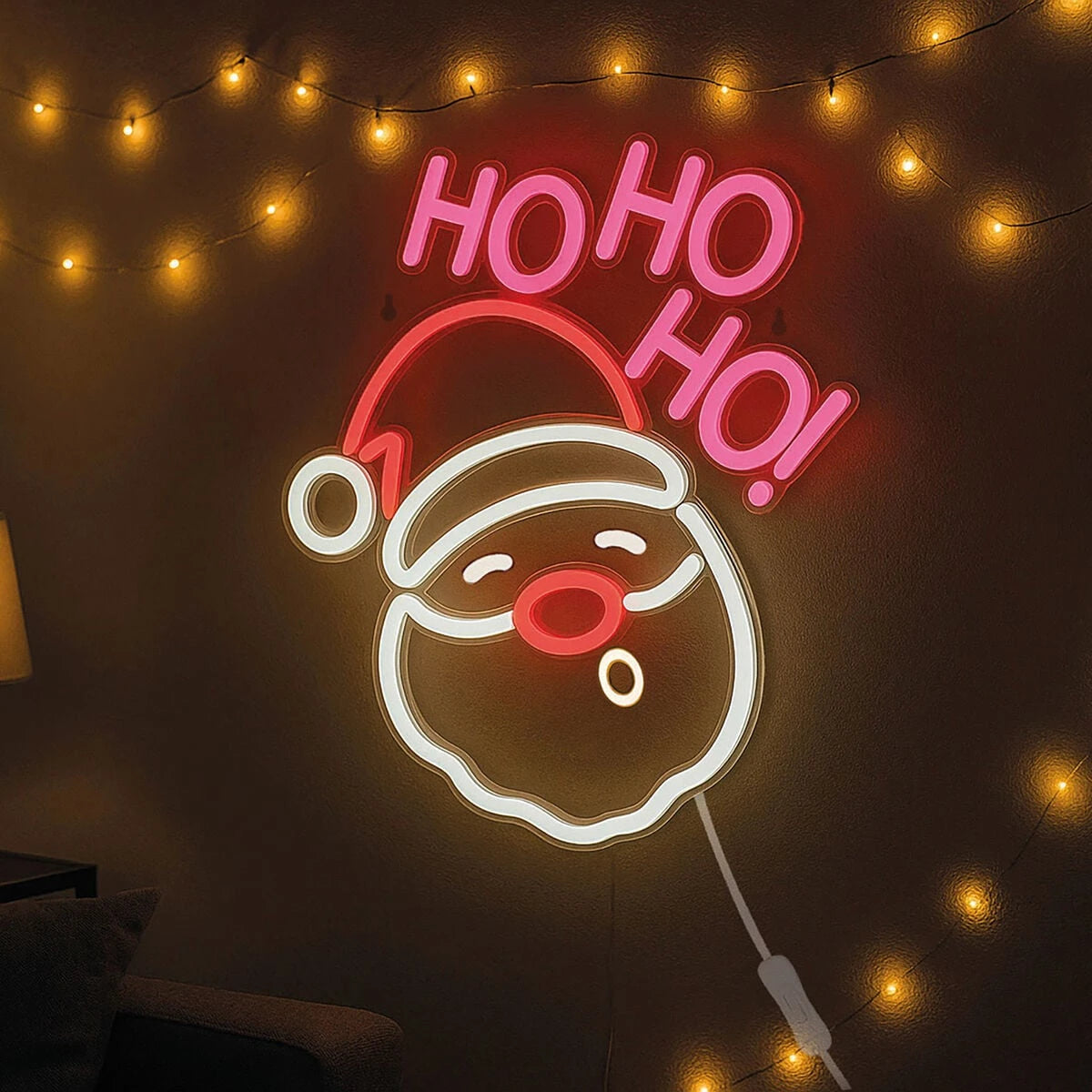 Legami - Neon-Effect LED Lamp - Santa Claus - It's a Sign