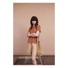 Emile et Ida - Darius Linen Shorts | Beige