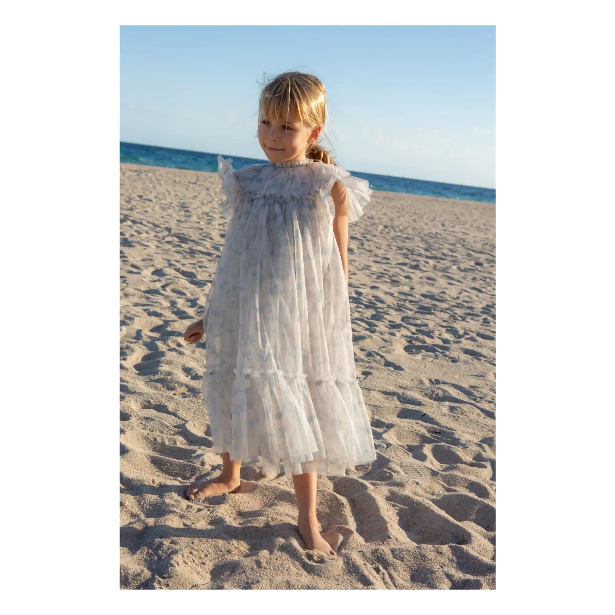 C'era Una Volta - Marisol Fleurie Dress | Gray-Blue