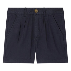 Bonpoint - Charles Organic Cotton Shorts | Navy Blue