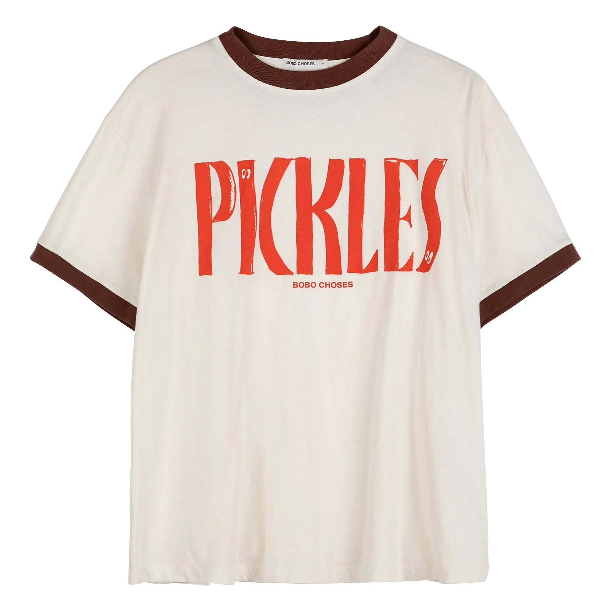 Bobo Choses - Color Block Organic Cotton T-Shirt | Cream