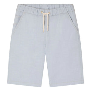 Bonpoint - Elgar Shorts Chambray Organic Cotton | Light Blue