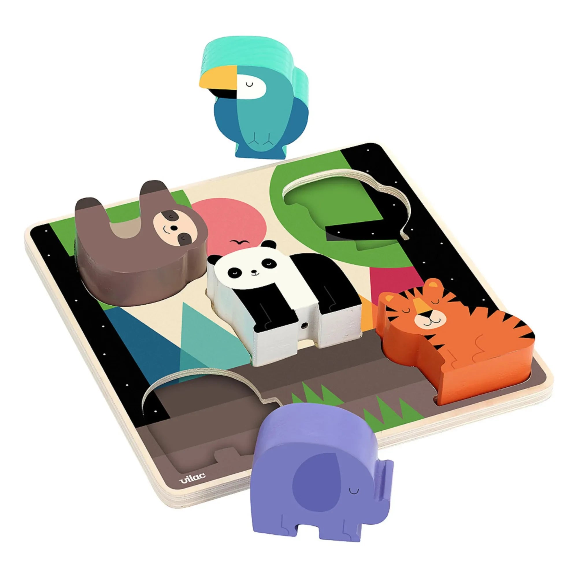 Vilac - Jungle Listening Shape Finding Game