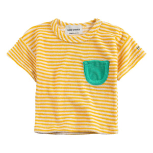Bobo Choses - Striped Organic Cotton T-Shirt | Yellow