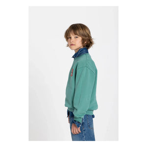 Hundred Pieces - Ryde Wheelers Organic Cotton Sweatshirt | Emerald Green