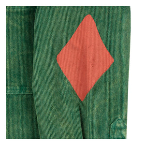 Bobo Choses - Velvet Yoke Shirt | Green