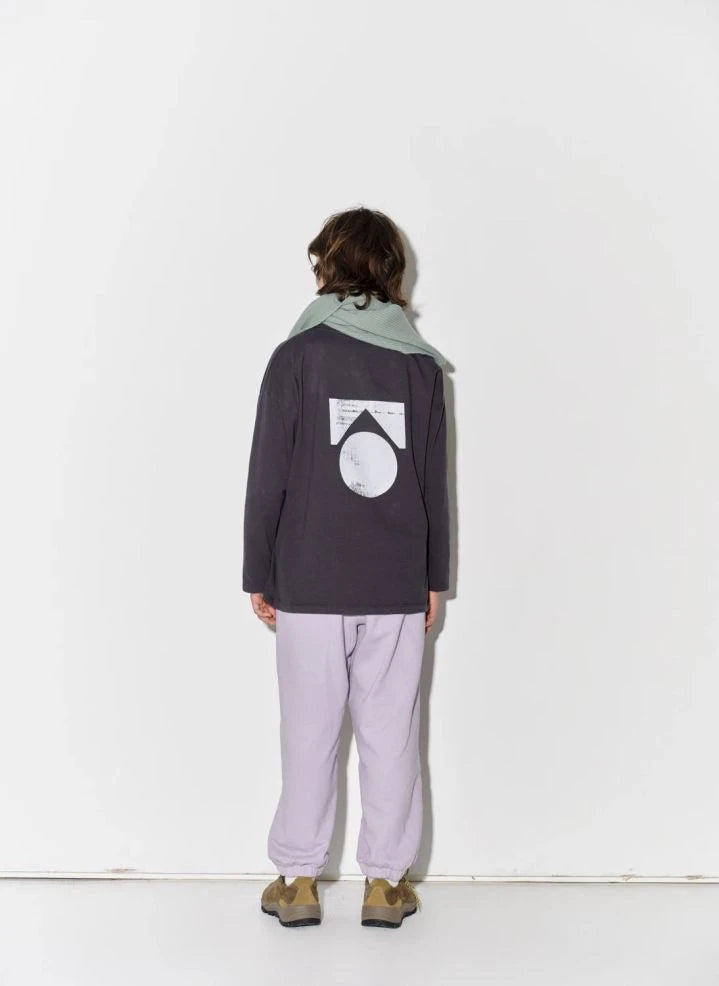 Main Story - Organic Cotton Jersey Logo T-shirt | Dark Grey
