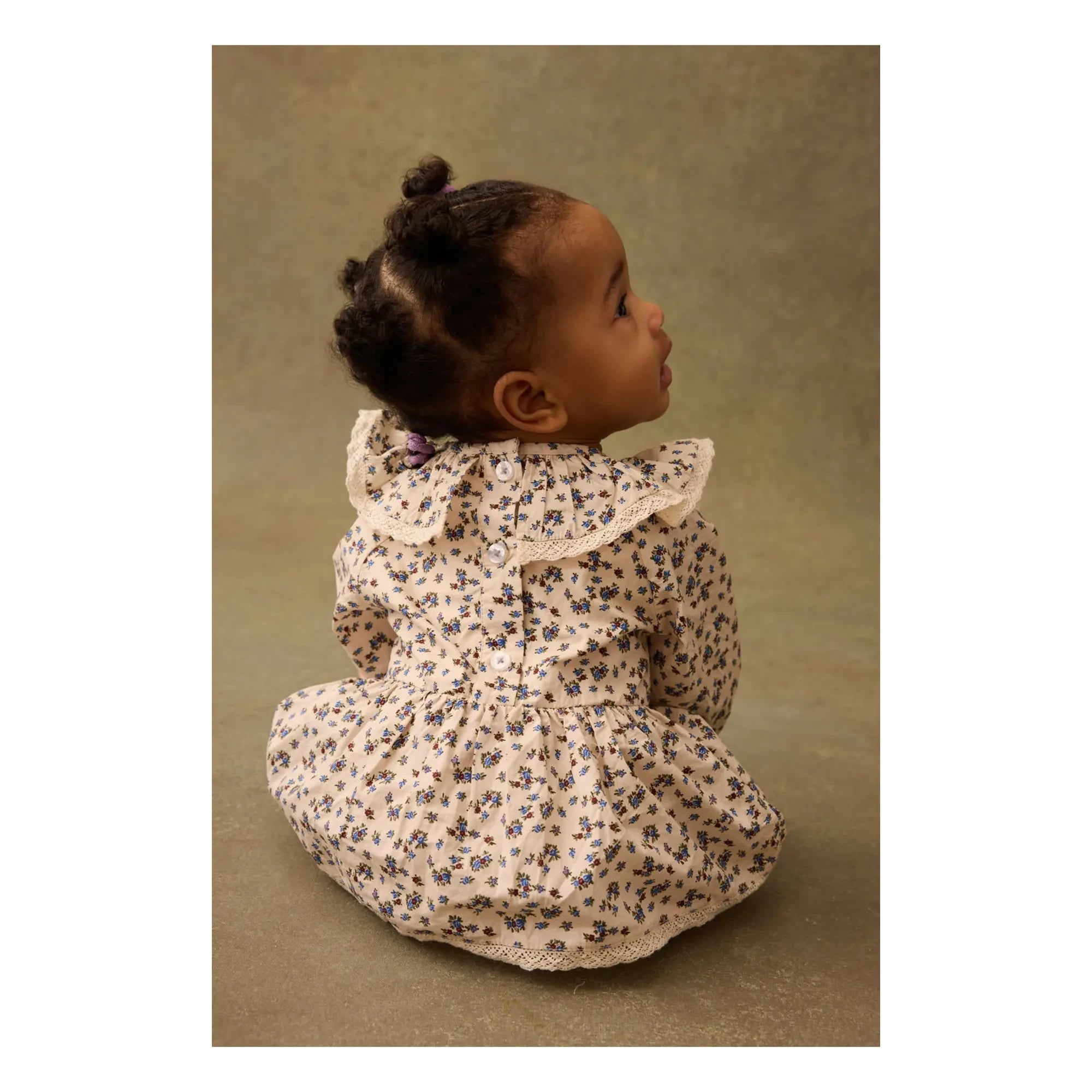 Louise Misha - India Fleurie Organic Cotton Poplin Jumpsuit | Cream