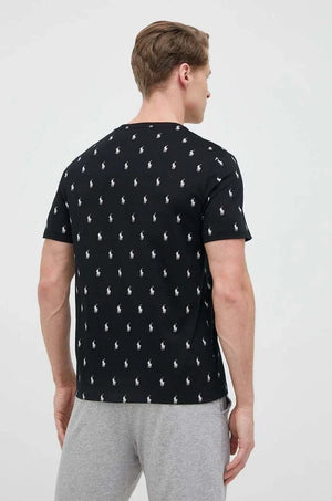 Kısa Kollu Pamuklu Pijama Üstü Polo Ralph Lauren