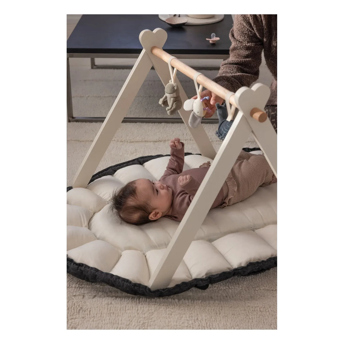 Sebra - 3-in-1 Baby Nest | Charcoal Grey