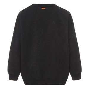 Sessùn - Chebbi Dotted Cotton Sweatshirt | Black