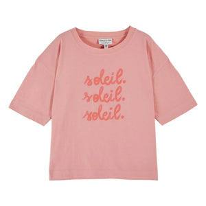Emile et Ida - Soleil Organic Cotton T-shirt | Pink