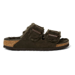 BIRKENSTOCK - Arizona Shearling Sandaletler - Yetişkin Koleksiyonu | Çikolata