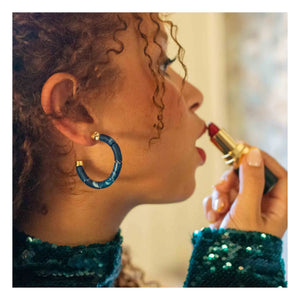 Parabaya - Personalized Bola Earrings | Blue