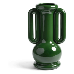 &Klevering - Amfora Stone Ceramic Vase | Green