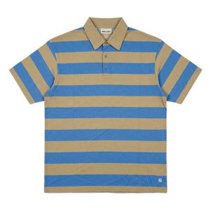 Smallable Man - Fjord Striped Pima Cotton Polo | Royal Blue