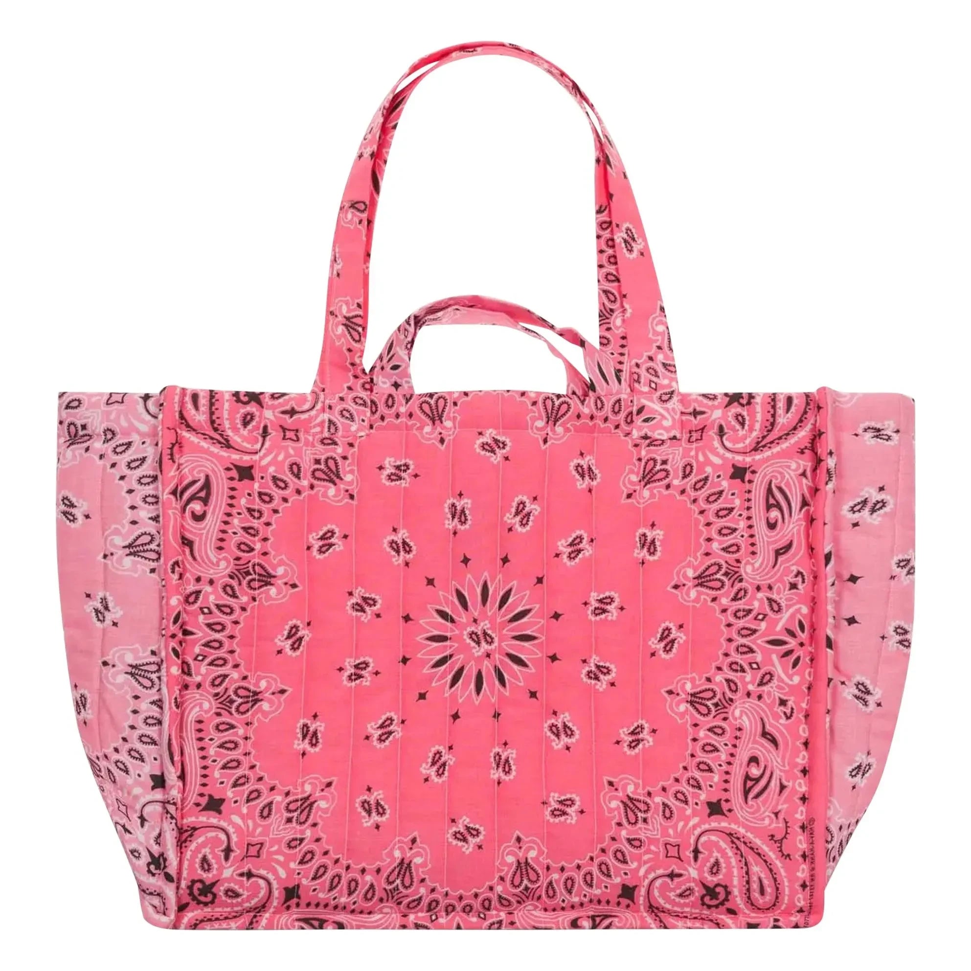 Call it by your name - Happy Face Maxi Quilted Tote | Pink