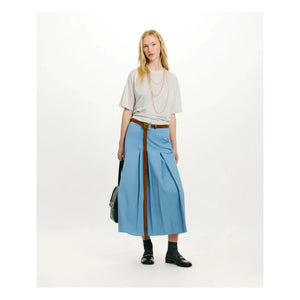 Momoni - Iora Metallic T-Shirt | Light Gray