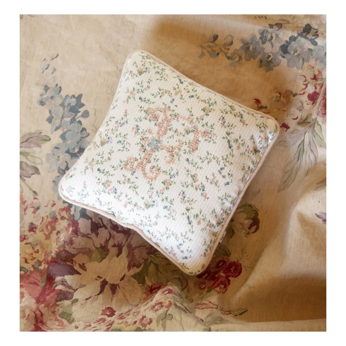Editions Aimable - Fawn Clovis pillow | Bouquet Gauze