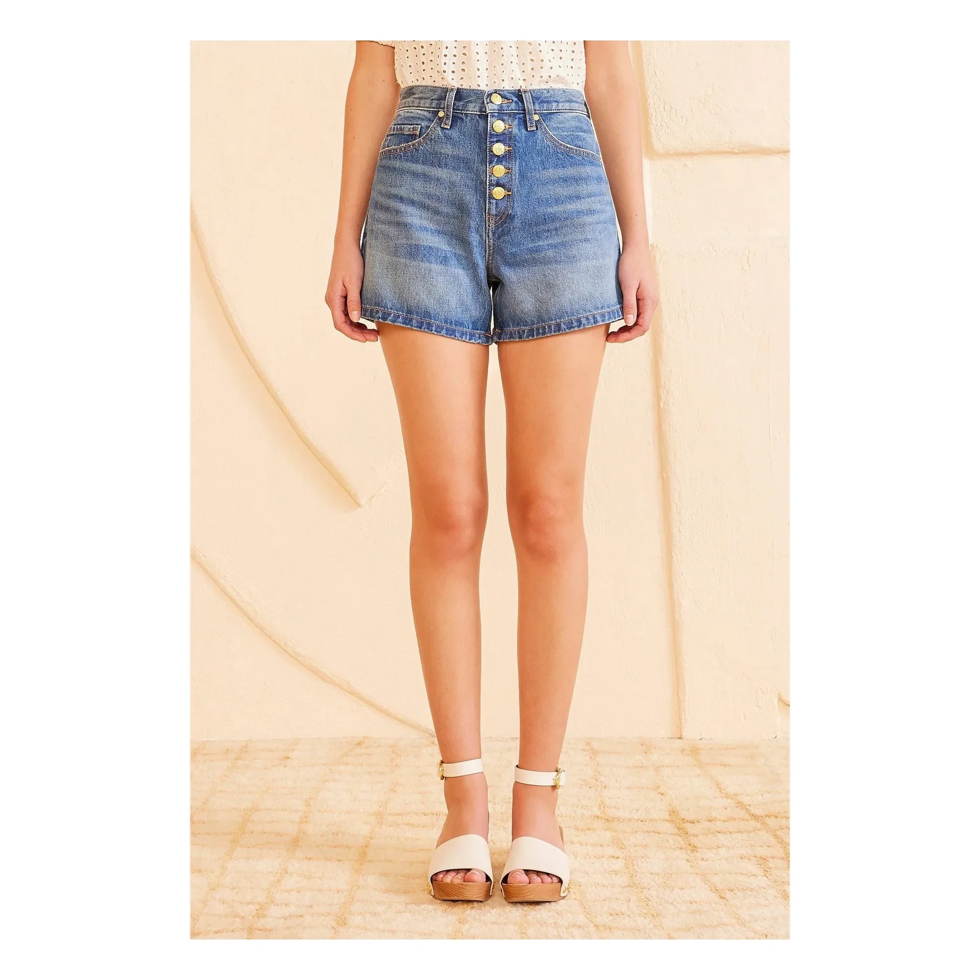 Ulla Johnson - The Greta Shorts | Medium Blue