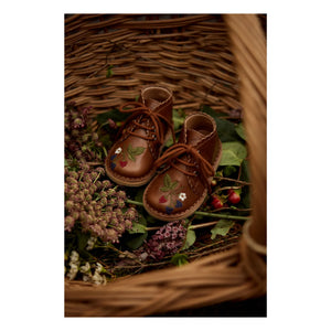 Petit Nord - Scallop Blackberries Boots - Uniqua Collection | Brown