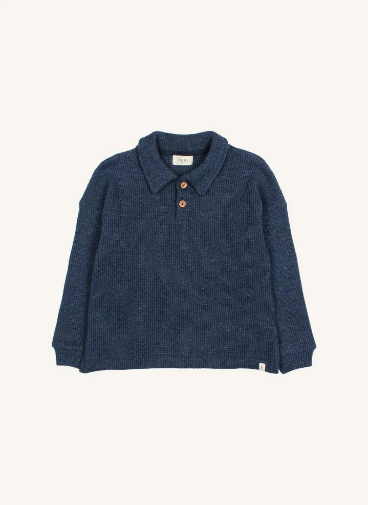Búho - Waffle Polo | Navy