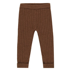 Rylee + Cru - Mini Ribbed Tights with Seam Detail | Brown
