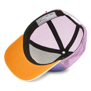 Hello Hossy - Trucker Mini Organic Cotton Brimmed Visor Hat | Purple