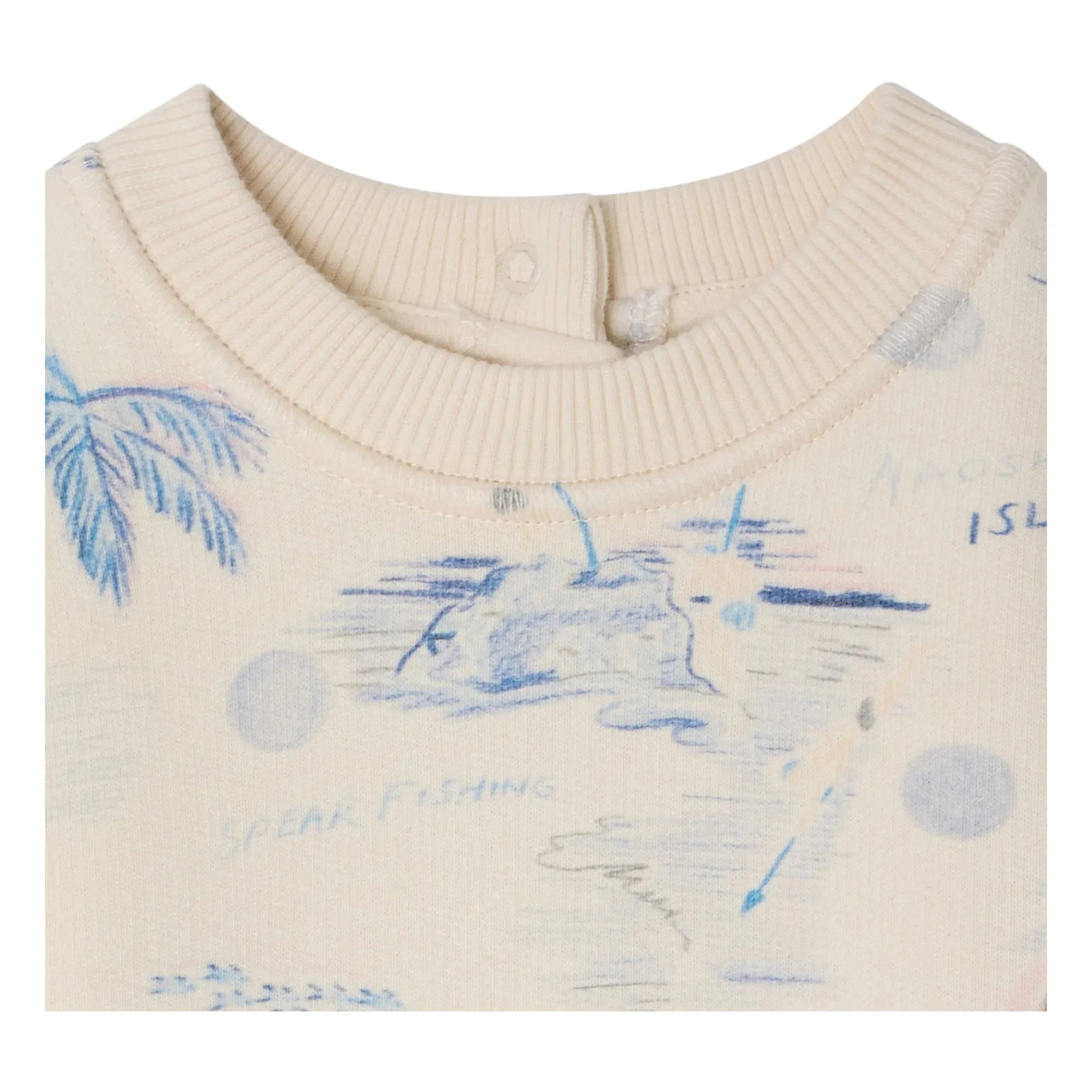 Bonpoint - Dady Organic Cotton Sweatshirt | Ecru