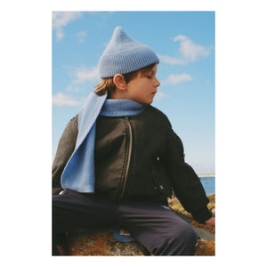 Hvid - Fonzie Merino Wool Sweater | Light Blue