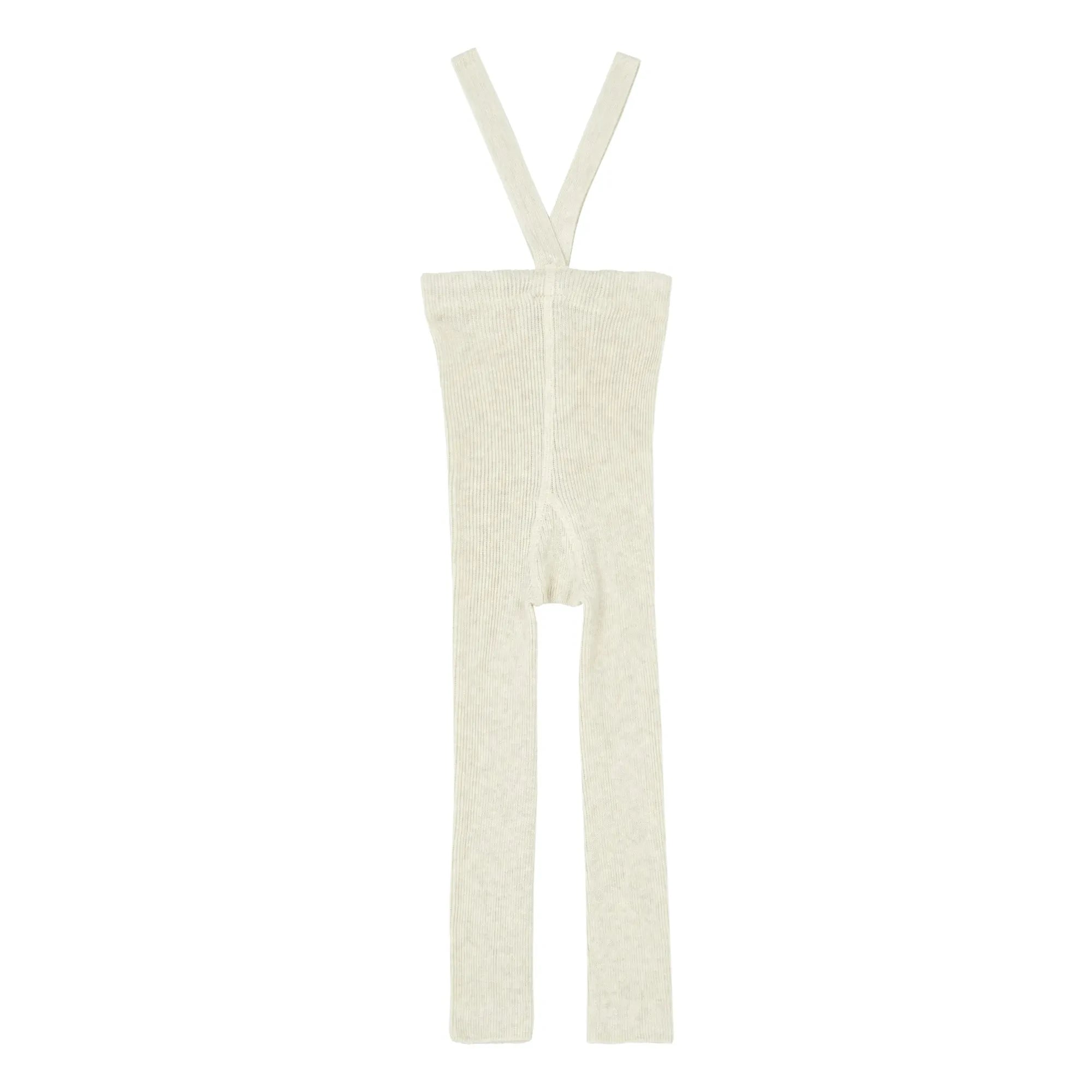 Silly Silas - Organic Cotton No-Underwire Stockings with Garter Belt | Ecru