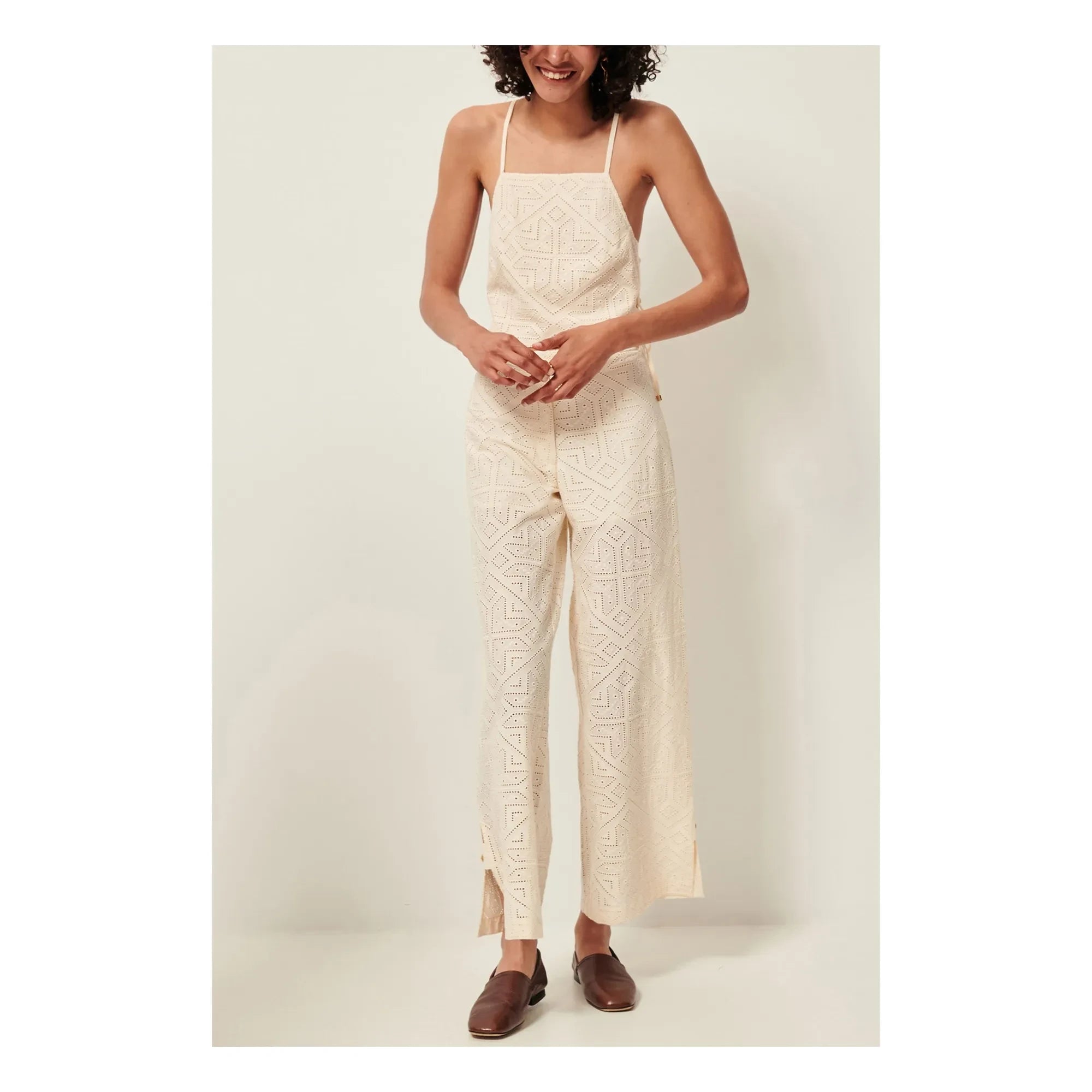 Sessùn - Allindy Cotton Pants | Ecru