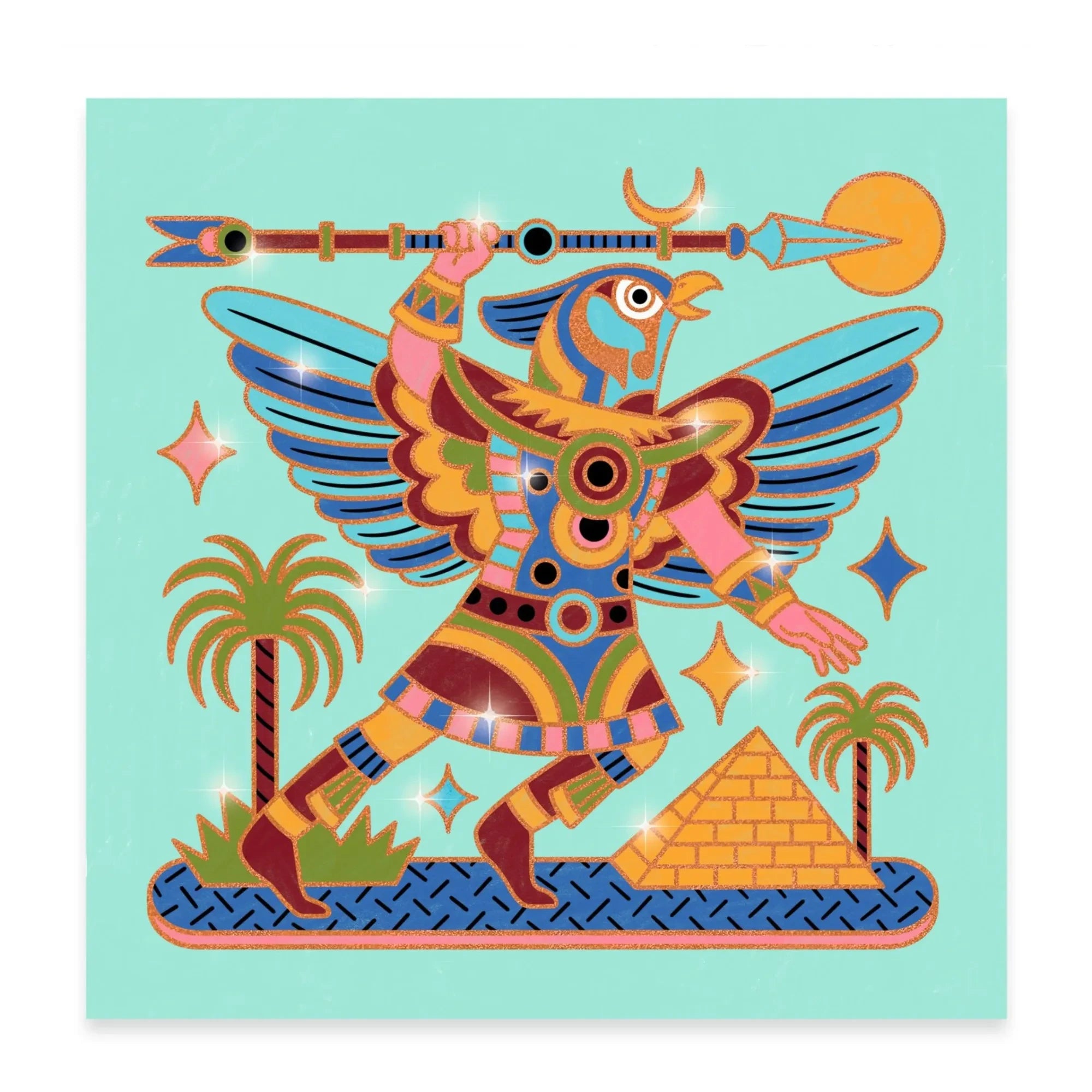 Djeco - Animal Warriors Coloring Pages