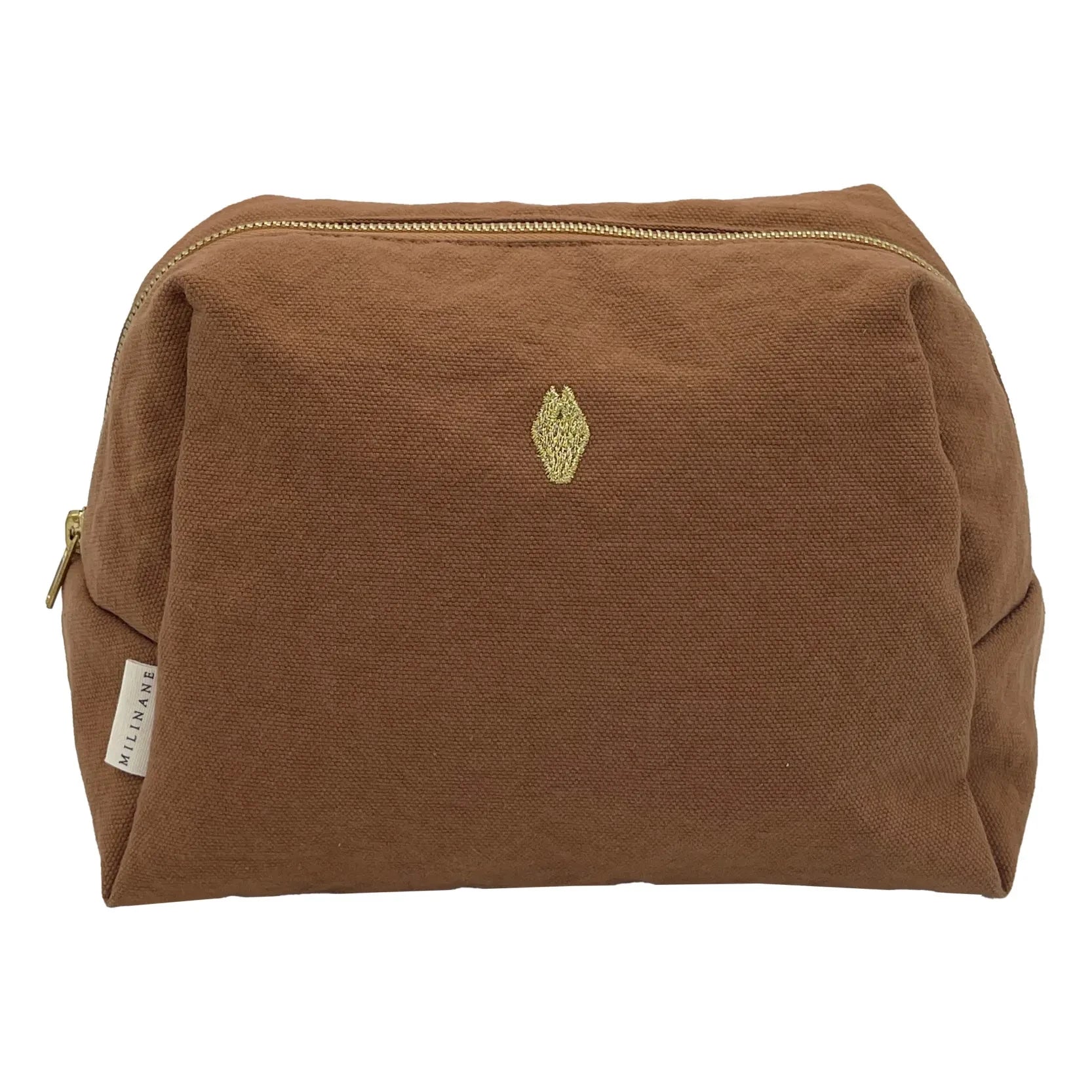 Milinane - Jade Cosmetic Bag | Camel