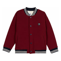 Petit Bateau - Teddy Warm Coat | Burgundy