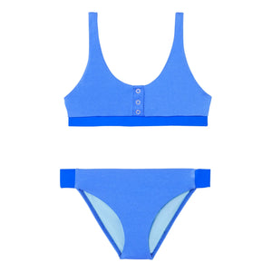 Lison Paris - Acapulco 2-Piece UV-Protection Swimsuit | Azure Blue