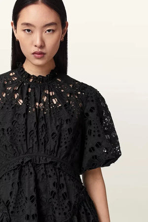 AllSaints ODETTE kloş elbise
