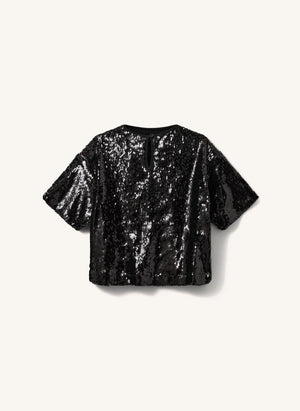 Sofie Schnoor - Felucasy Sequin Blouse | Black