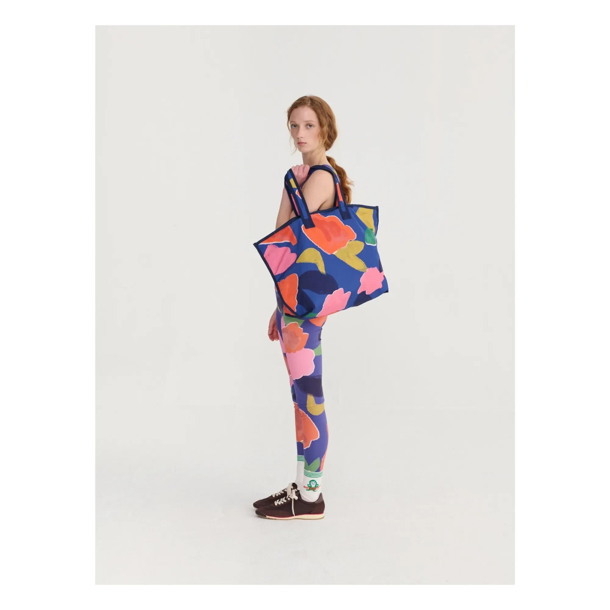 Bobo Choses - Floral Color Organic Cotton Bag | Blue