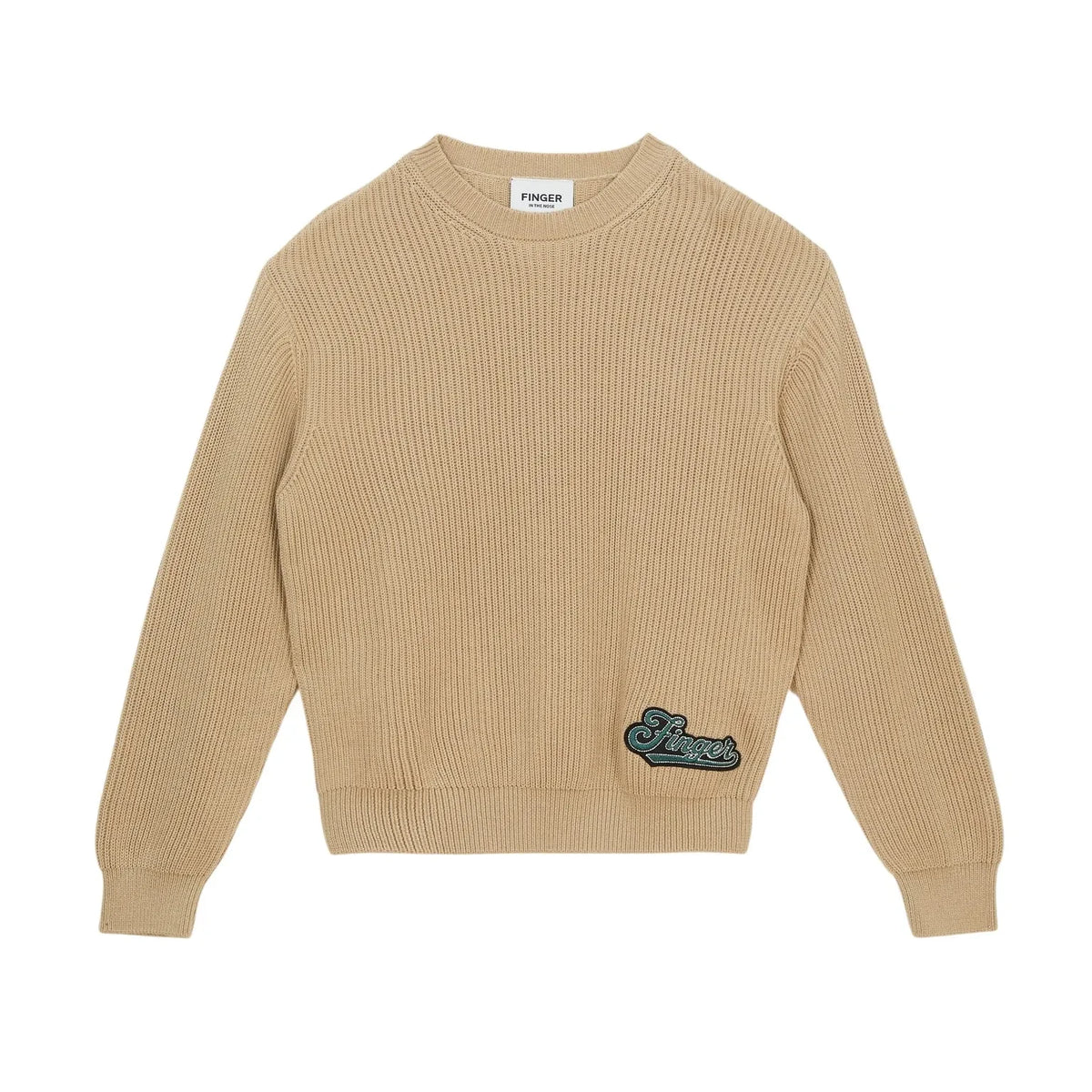 Finger in the nose - Mathis Organic Cotton Sweater | Beige