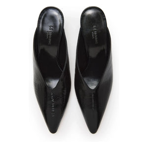 Le Monde Beryl - Victoria Leather Mules | Black