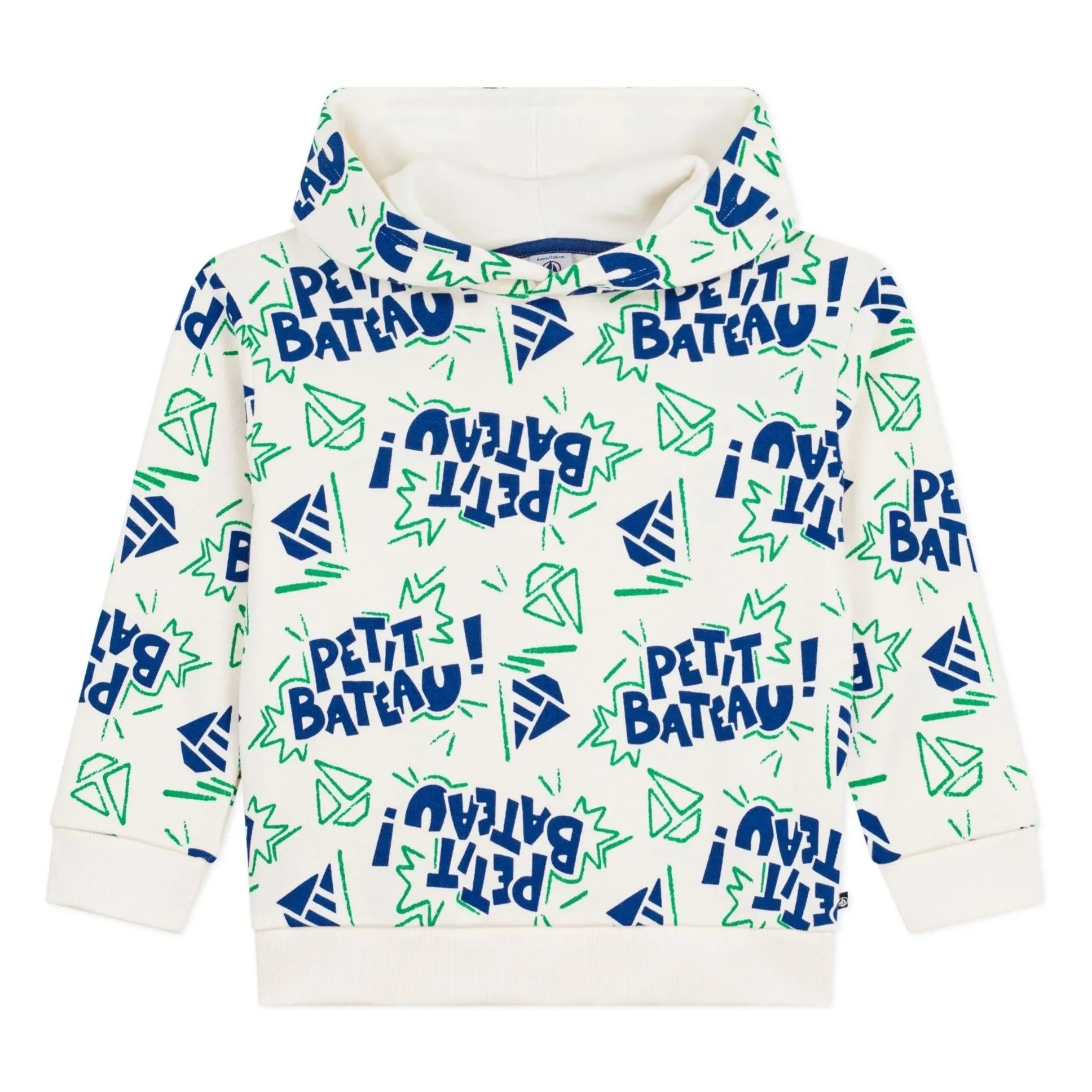 Petit Bateau - Petit Bateau Hoodie Sweatshirt | Ecru