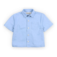 the new society - Denim Ginger Shirt | Light Blue
