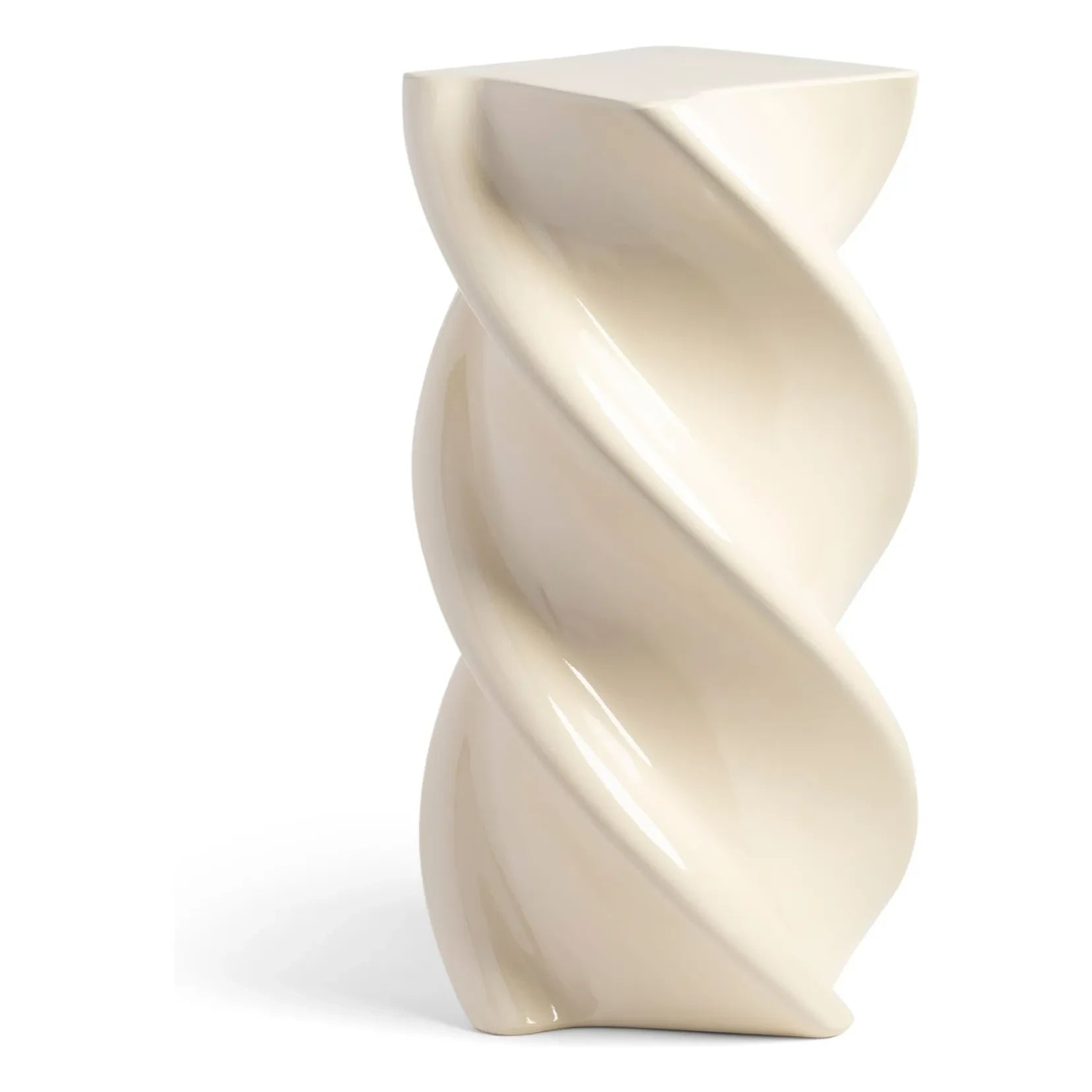 &Klevering - Pillar Side Table | Cream