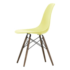 Vitra - DSW Plastic Chair - Maple Wood Base - Charles & Ray Eames | Lemon Yellow