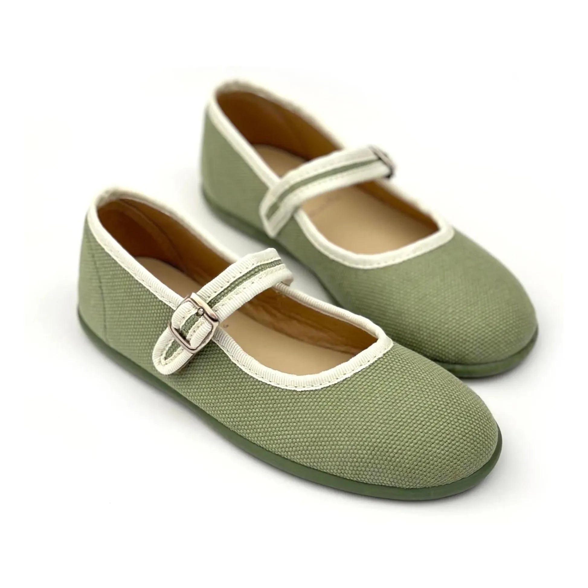 Hermosilla - Ballerina Shoes Pivert | Khaki