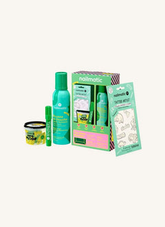 Nailmatic Kids - Green Color Machine Gift Set | Green