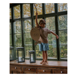 Fliink - Short Denim Diaper | Light Blue
