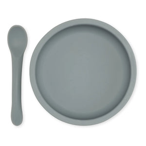 Konges Sløjd - Silicone Bowl and Spoon | Blue