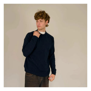 Origin Knitwear - Seamless Wool Sweater | Navy